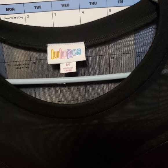 LULAROE LONG SLEEVE MESH SWEATER - Picture 2 of 5